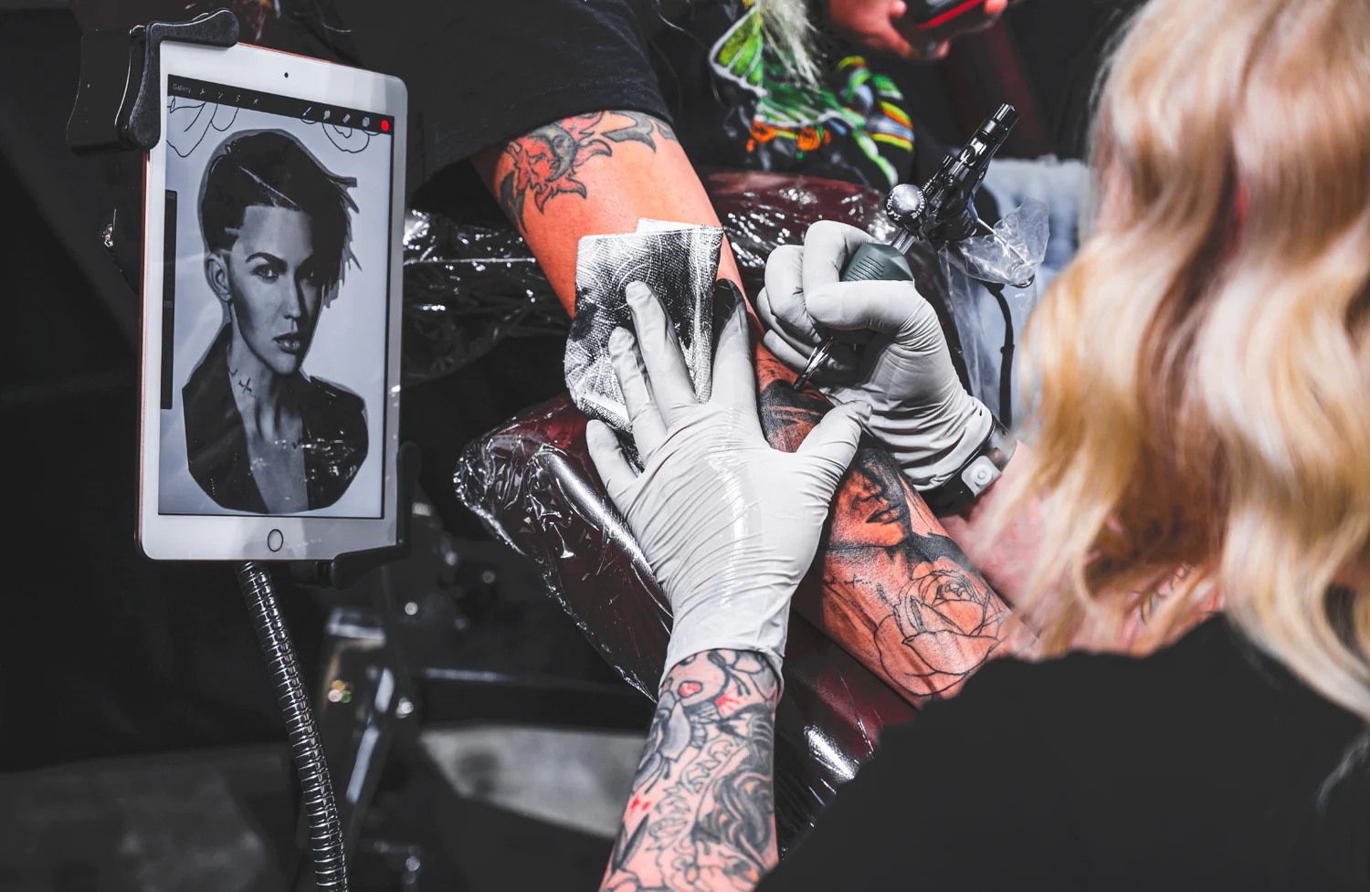 How to use Procreate's automation feature: View your tattoos on the client's body
