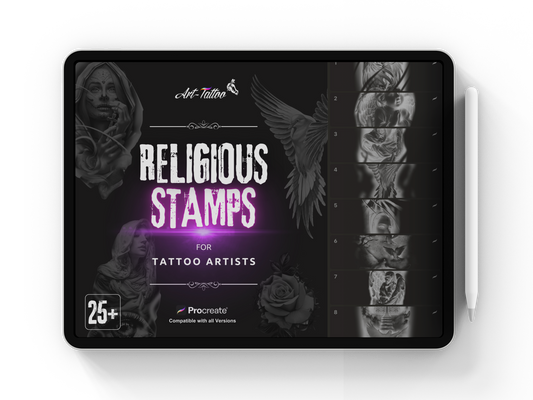 25x RELIGIOUS STAMPS