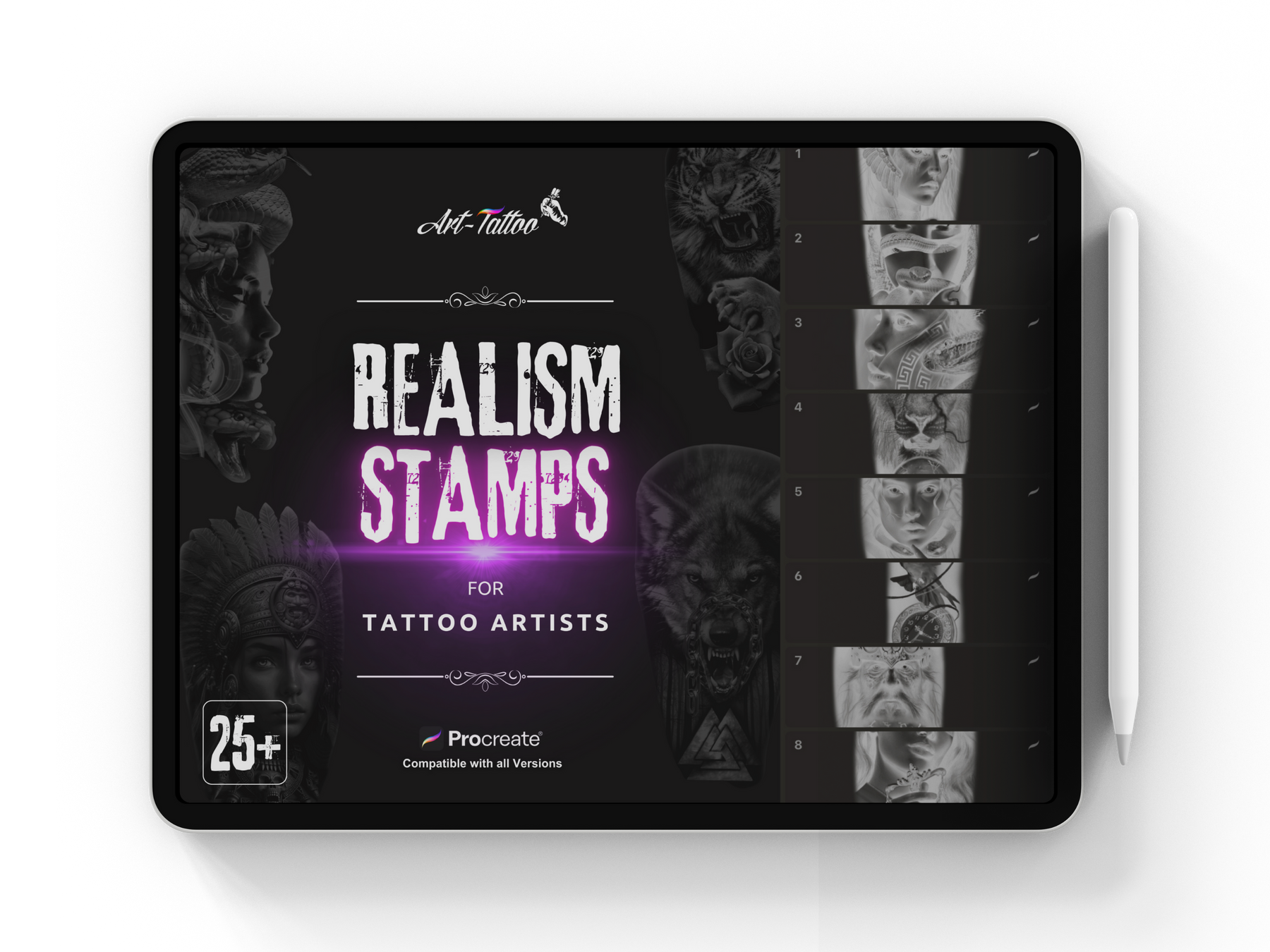 25x REALISM STAMPS