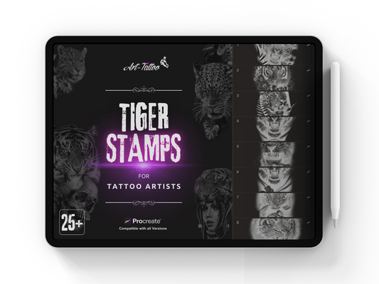 25x TIGER STAMPS
